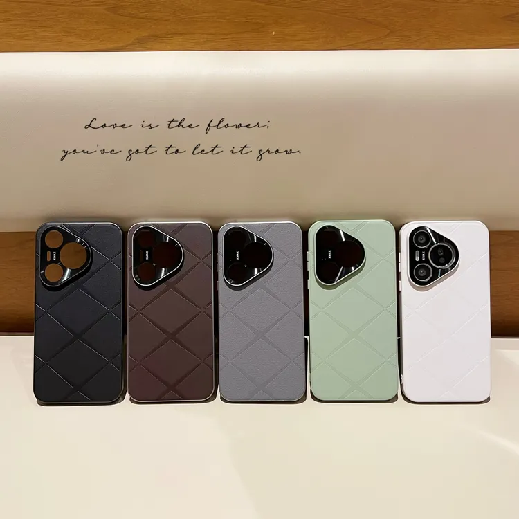 卡斯素皮华为pura70pro原机壳苹果15pro防摔三星24高端商务手机壳