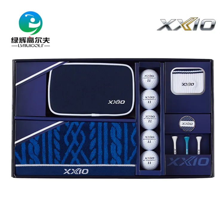 Xxio高尔夫配件礼盒 毛巾 球袜 球TEE GOLF运动用品配件礼盒