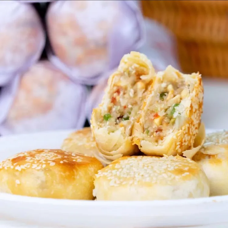 传统手工酥皮条装多口味老式中秋五仁洗沙绿豆引子叉烧火腿月饼