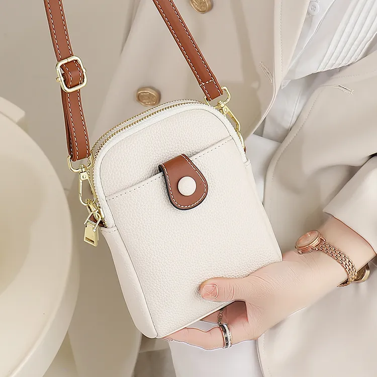 手机包女斜挎迷你小包高级感手机袋女2025夏季新款轻便手机小挎包