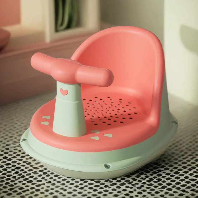 宝宝洗澡神器儿童洗澡坐椅洗澡凳可坐托座椅卡通浴盆支架防滑浴凳