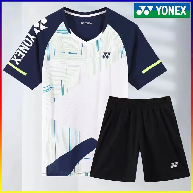 新品夏季羽毛球服男女运动套装比赛训练服速干透气运动服团购定制