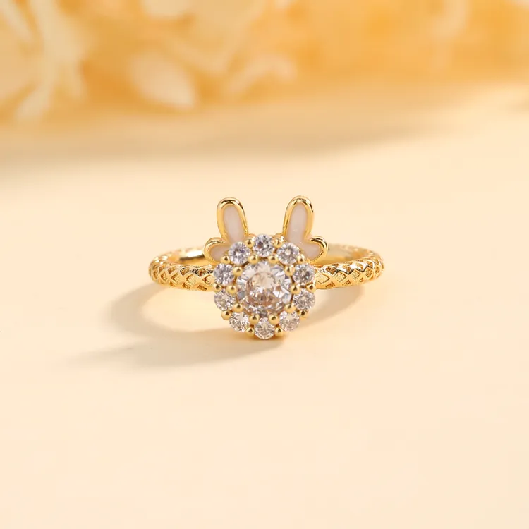 铜合金戒指 转转龙戒指可调节龙头旋转生肖龙年本命年送女友礼物