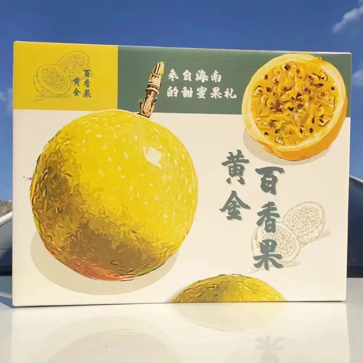吉奇鲜现摘黄金百香果新鲜5斤水果包邮孕妇钦蜜9号纯甜整箱特大果