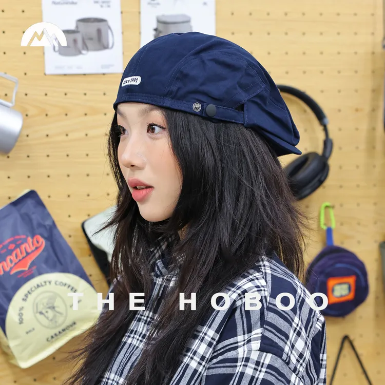 反戴字母贝雷帽灯芯绒街头潮牌复古前进男女日系秋冬季文艺画家帽