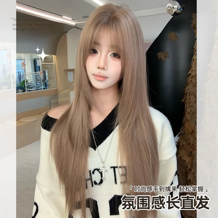 【恋爱循环】新款假发女韩系网红Lolita甜美可爱减龄长直发整顶假发