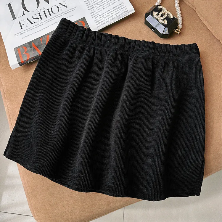 新款卫衣打底裙秋冬加绒加厚假两件新款时尚洋气减龄百搭半身裙女