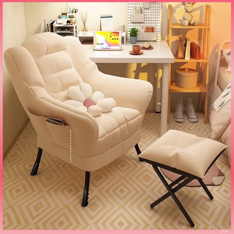 家用沙发懒人单人宿舍沙发椅休闲电脑椅学生椅子卧室阳台靠背躺椅