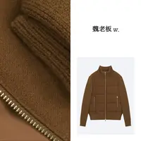 【焦糖玛奇朵】美丽诺羊毛+95鹅绒拼接设计时尚百搭鹅绒服4CDM20420