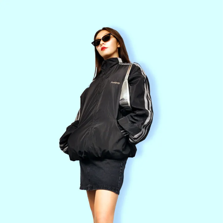 postpop时尚运动潮流休闲宽松套装薄款卫衣