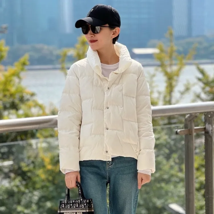 （YY专属)Fancy优雅诗行短款立领冬季时尚休闲保暖过冬秋冬羽绒服