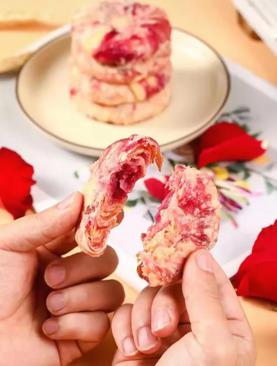 FLOWERS FOOD/花味道花味道鲜花饼香妃现烤制