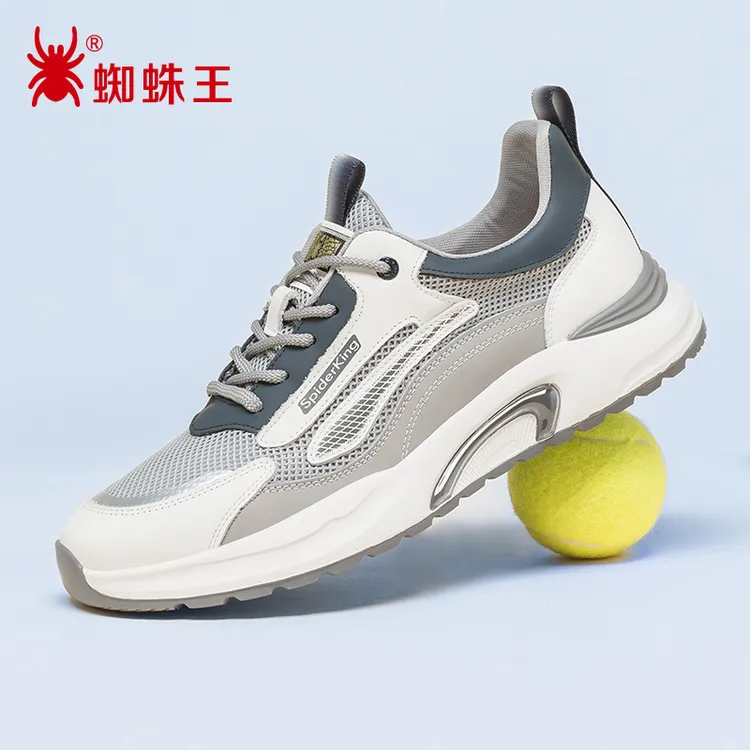 蜘蛛王运动鞋男鞋2024秋夏新款网面透气男士轻便减震跑步鞋020582