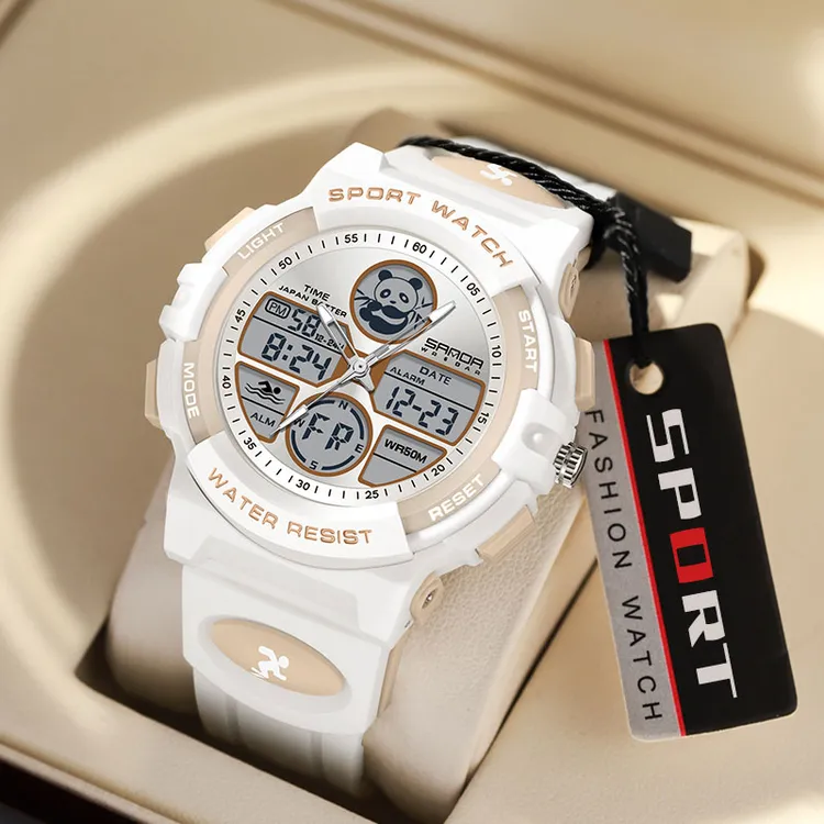 独角兽手表女学生初高中生夜光防水运动电子表太空人时尚腕表男生