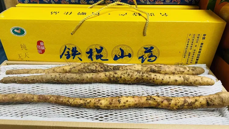 河南焦作博爱铁棍山药垆土怀山药软糯甘面香甜 礼盒包装