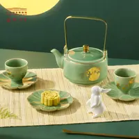 中国国家博物馆花好月圆茶具礼盒套装博物馆创意家居国潮文创礼物