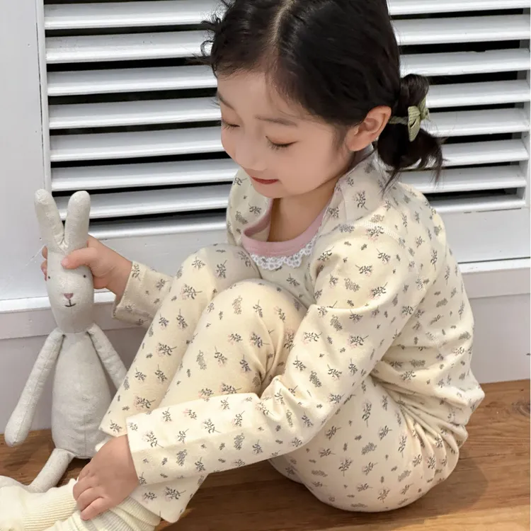 【280克棉】新款儿童秋冬季拉架无骨套装舒绒棉秋衣秋裤套装家居服