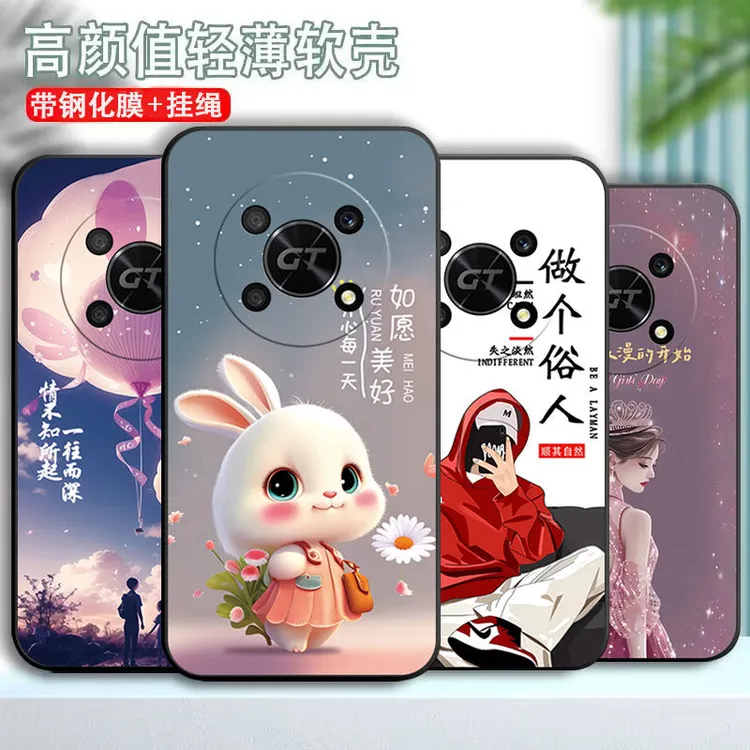 荣耀x30手机壳新款ADY-AN00硅胶软壳全包式简约防摔卡通防摔ins风