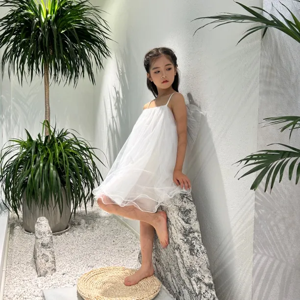 5101  夏季中童蝴蝶结公主裙 DY