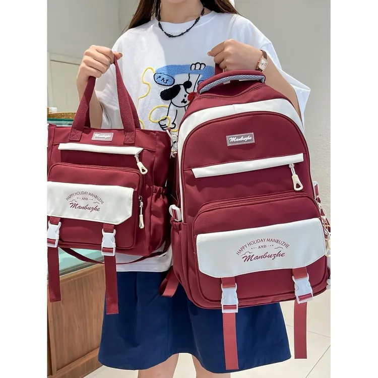 书包女生小学生4-6年级韩版可爱双肩包初中生高中大学生少女背包