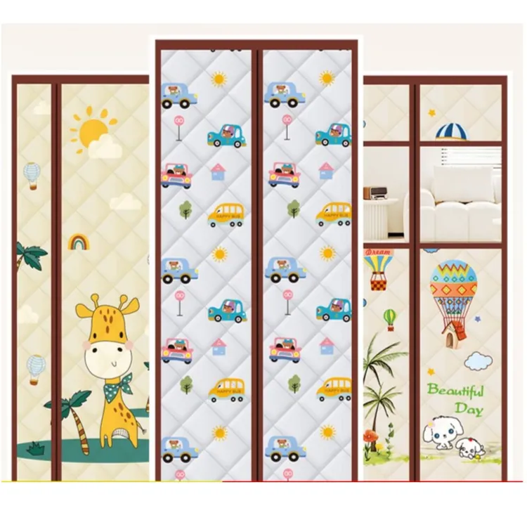 冬季保暖棉门帘空调隔断帘防风磁性自吸免打孔魔术贴保温防寒防冻