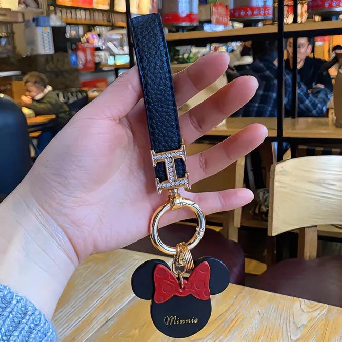 礼利米奇米妮汽车钥匙扣挂件女士产品卡通可爱高档网红钥匙链礼品