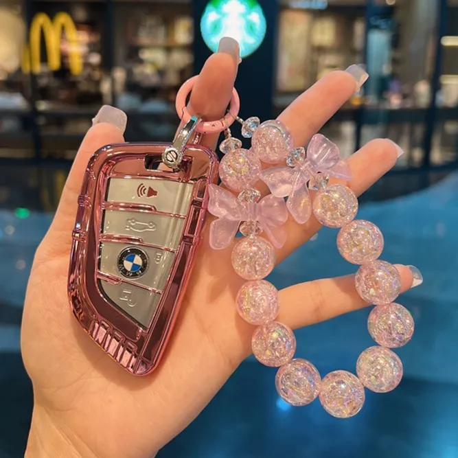 宝马钥匙套新5系3系7系x1x2x3x4x5x6x7刀锋530车320li扣i3包壳女