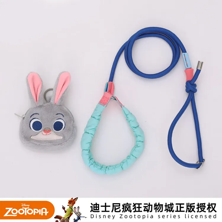 【自播】迪士尼正版动物城狗狗牵引绳狗绳遛狗P链可爱防挣脱训犬防爆冲