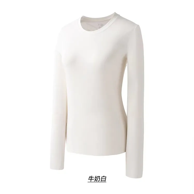 【断码捡漏】美肤打底衫美雅碧黑科技圆领百搭内搭纯色简约套头