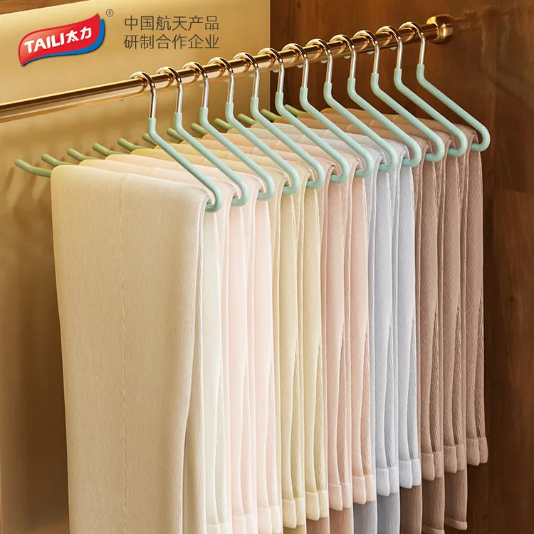 【10个装】太力鹅型裤架裤夹创意防滑裤架晾晒裤架子宿舍整理师专用