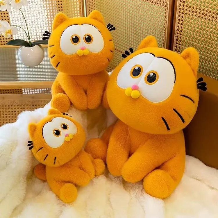 爆款小加菲猫玩偶猫咪公仔毛绒玩具女孩睡觉抱枕布娃娃女生日礼物