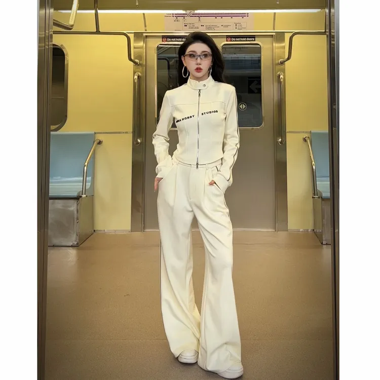 GREAT MEET[显瘦机车服套装] 秋季修身时尚套装 92452W09+K15-1