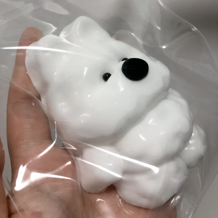 西高地小狗白色捏捏乐 手工制作DIY父亲节儿童节