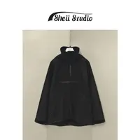 【年终钜惠】户外半拉链防风夹克女冲锋衣 E33F113