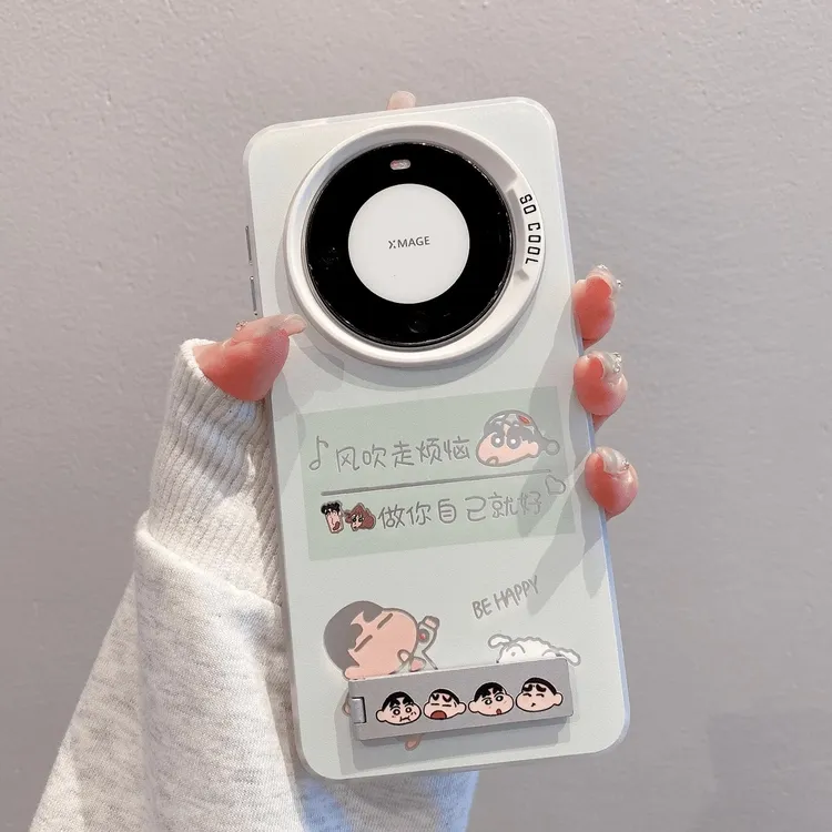吹走烦恼适用于华为MATE60PRO手机壳新款个性P70/P60/P50彩银软套