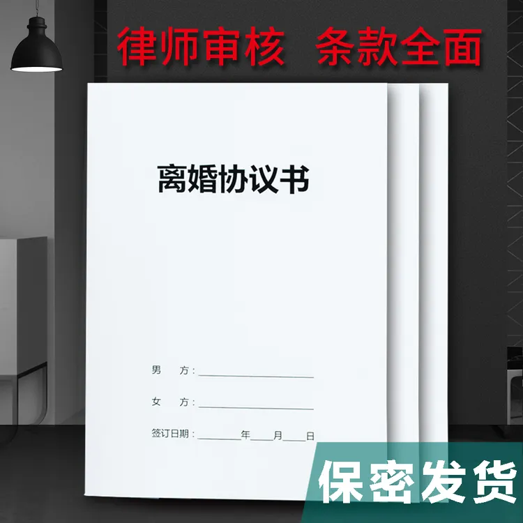 【2025律师版】离婚协议书婚内离婚协议财产分割协议夫妻离婚协议