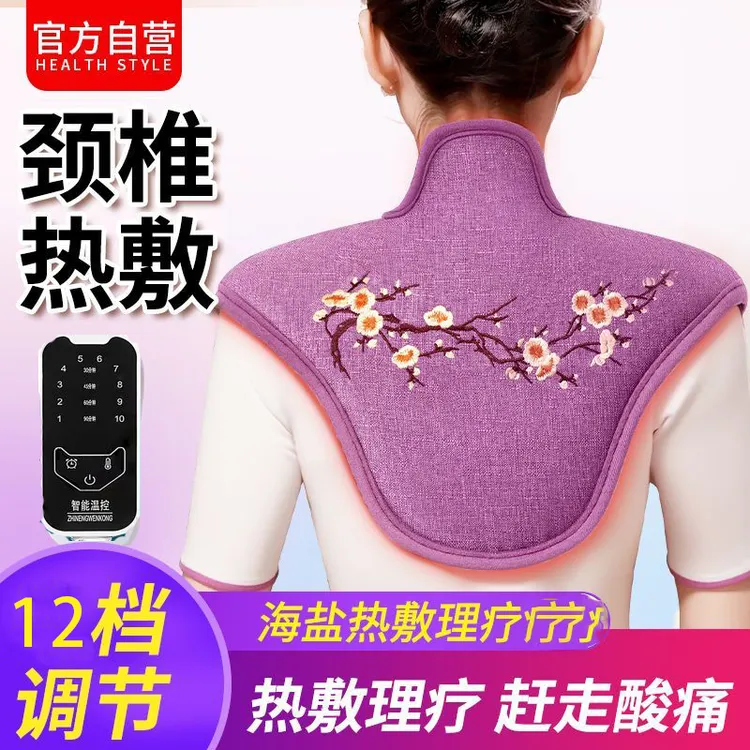 颈肩热敷电加热海盐粗盐热敷包颈椎艾灸理疗袋护肩大粒盐袋