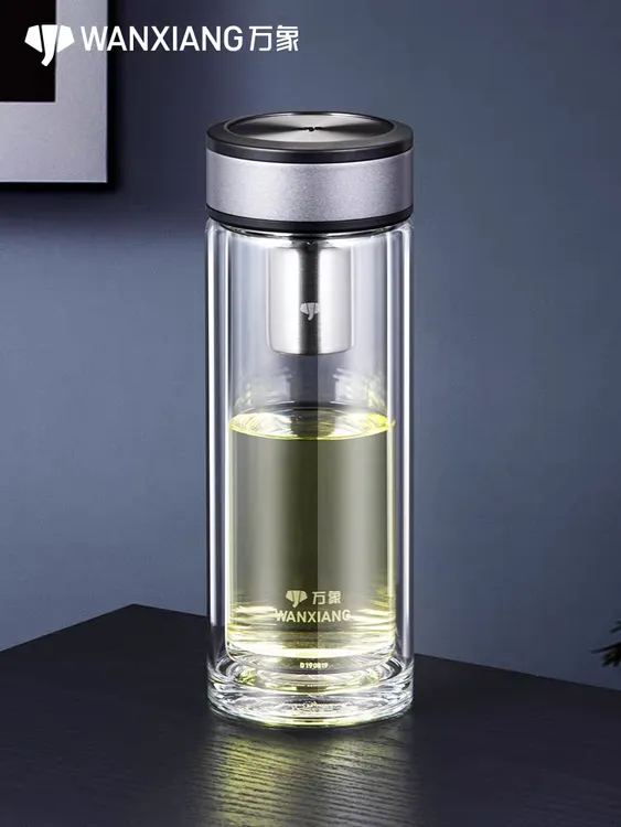 万象双层加厚玻璃杯