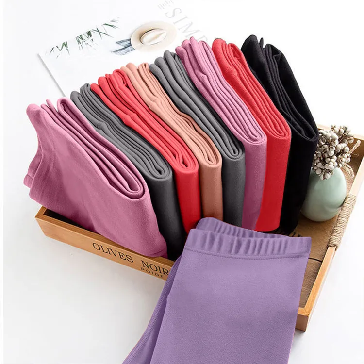 德绒内发热保暖裤女士秋裤毛裤线裤加绒大码秋冬季中老年打底绒裤