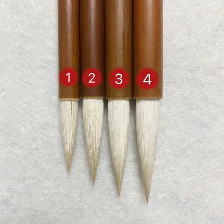 古法苘麻胎羊毫毛笔（启体书法专用笔）