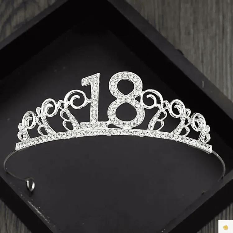 皇冠大气女十八岁生日礼物感18岁成人成年礼女生女神头饰网红王冠