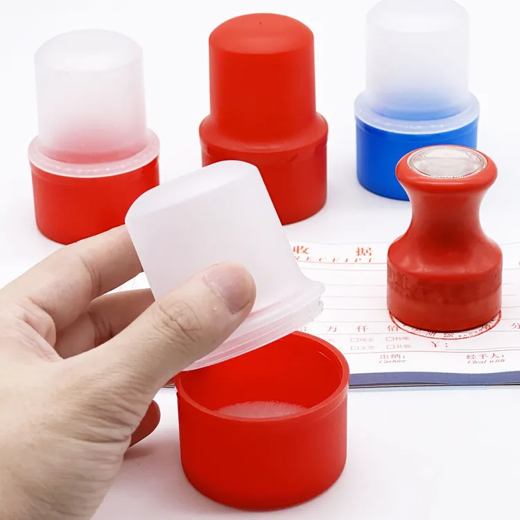 螺纹扣 磨砂印章盒印章收纳盒私章盒印章盒子公章盒印鉴盒 摔不坏