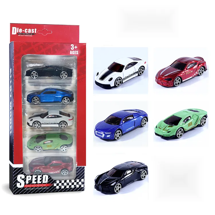 儿童合金玩具车1:64耐摔儿童玩具滑行合金跑车赛车宝宝儿童玩具车