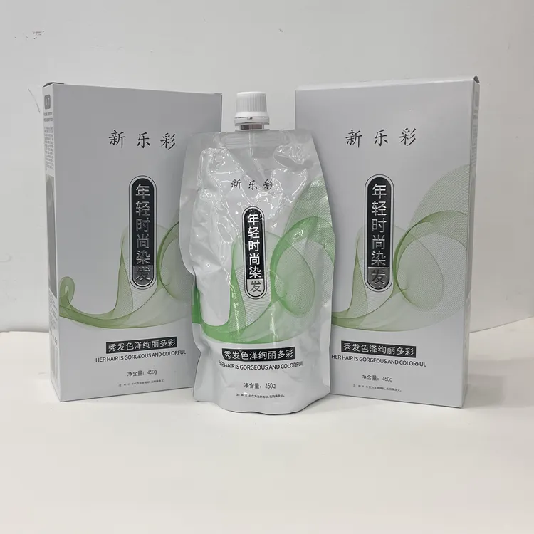 （俊俊专属）新乐彩染发霜006            盖白发       多段统一