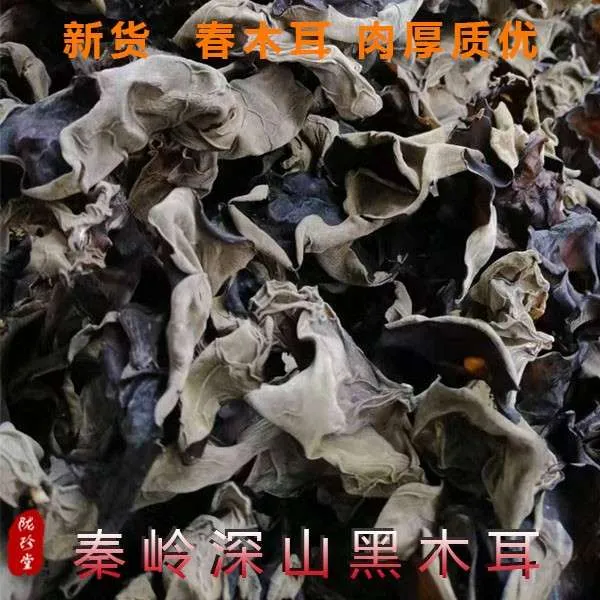 椴木耳黑木耳甘肃特产徽县大片软糯适口干货优惠包邮