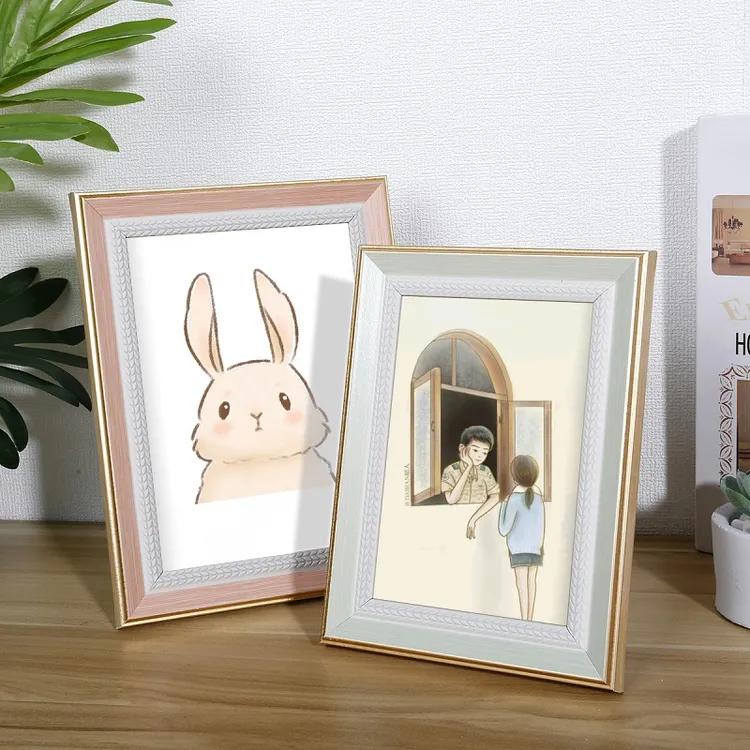 照片摆台相框空框挂墙6六寸7七8八相片定制画框摆件相册框网红5五