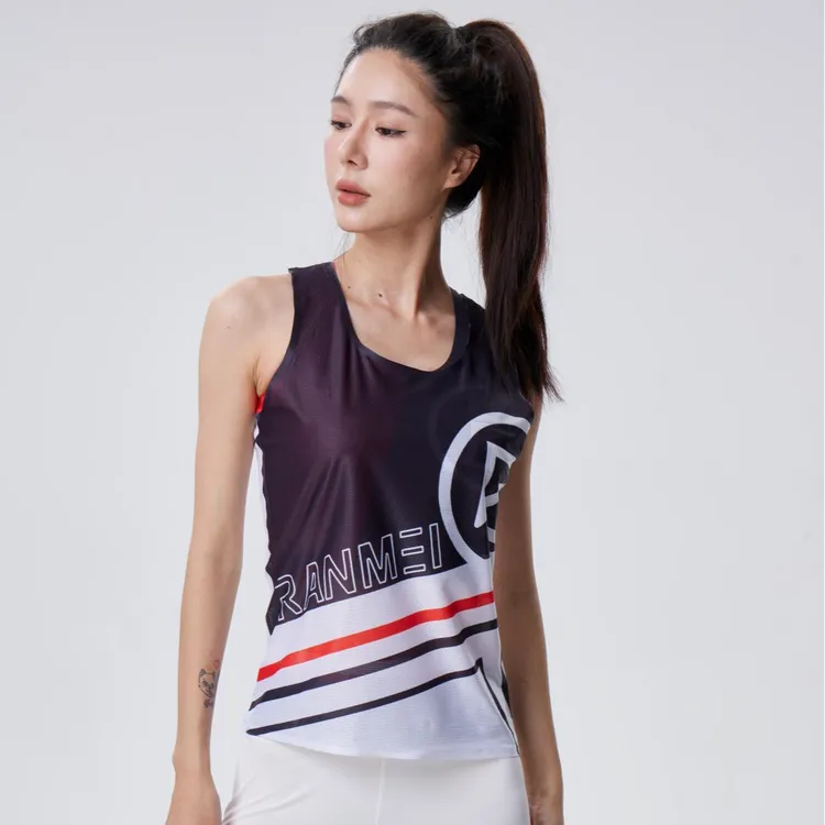 男女健身风洞背心透气上衣速干运动夏季吸汗马拉松外穿跑步女款