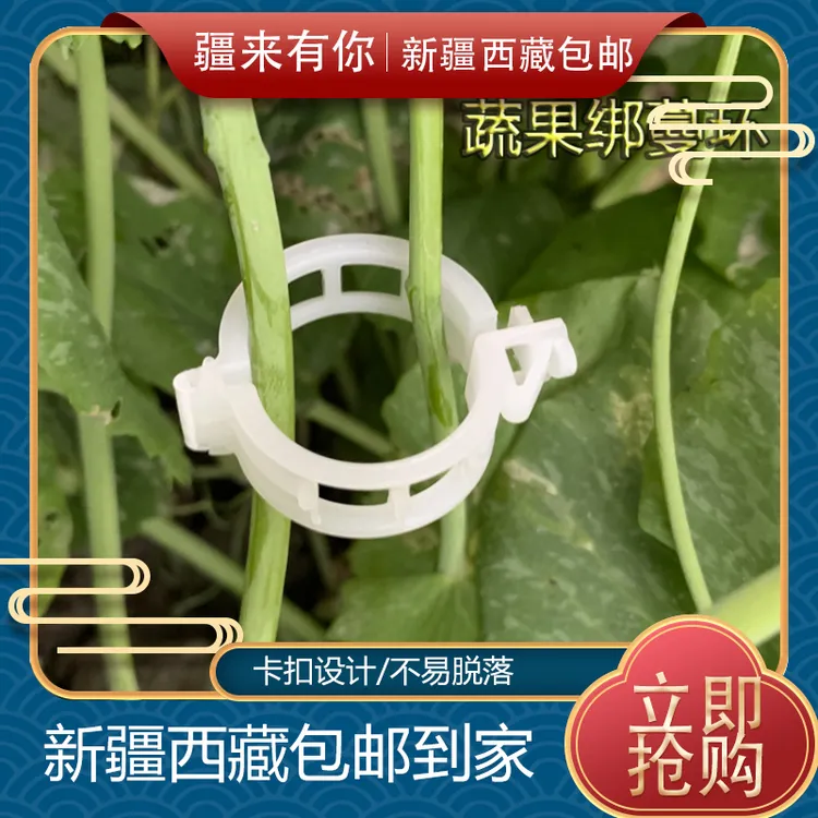 【疆来有你-新疆包邮】固定夹蔬菜瓜果卡扣植物夹塑料绑蔓夹环扣