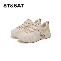 St&Sat/星期六鞋子女鞋软底小白鞋百搭时尚透气老爹鞋鞋子女鞋