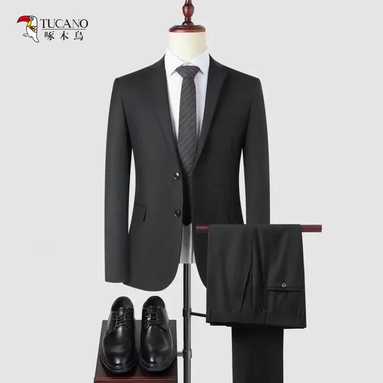 TUCANO/啄木鳥西服套装男士新郎职业正装面试西装结婚伴郎服外套